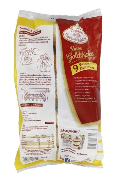 Coppenrath & Wiese Unsere Goldstücke Weizenbrötchen 2 Coppenrath & Wiese Unsere Goldstücke Weizenbrötchen – Bild 2