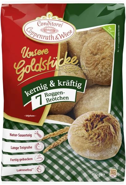 Coppenrath & Wiese Unsere Goldstücke Roggenbrötchen 1 Coppenrath & Wiese Unsere Goldstücke Roggenbrötchen