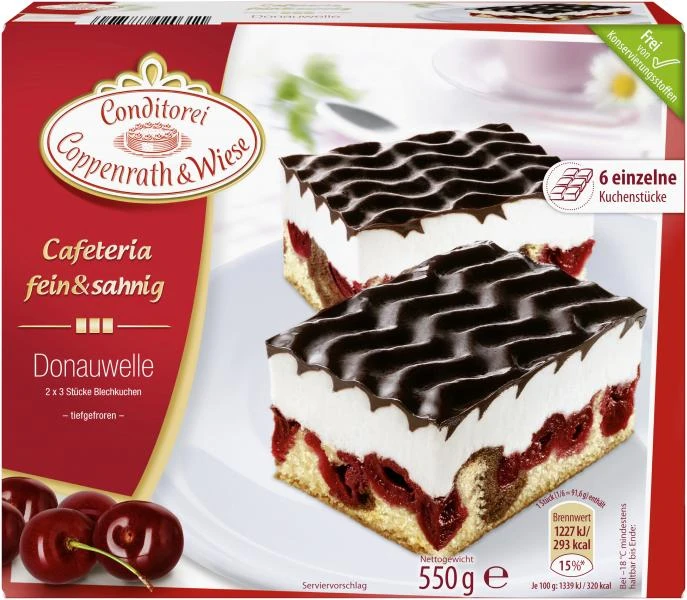 Coppenrath & Wiese Cafeteria Fein & Sahnig Donauwelle 1 Coppenrath & Wiese Cafeteria Fein & Sahnig Donauwelle