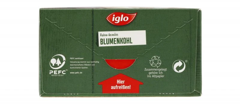 Iglo Rahm-Gemüse Blumenkohl 2 Iglo Rahm-Gemüse Blumenkohl – Bild 2