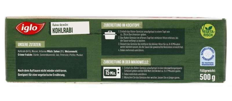 Iglo Rahm-Gemüse Kohlrabi 4 Iglo Rahm-Gemüse Kohlrabi – Bild 4