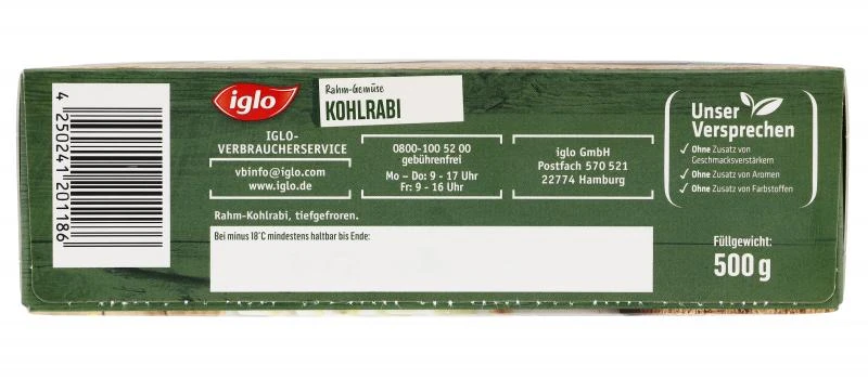 Iglo Rahm-Gemüse Kohlrabi 5 Iglo Rahm-Gemüse Kohlrabi – Bild 5