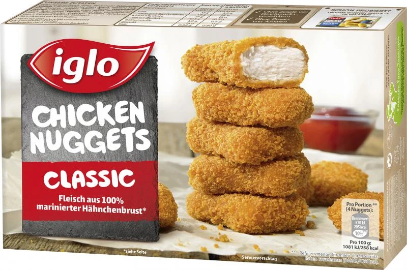 Iglo Chicken Nuggets Classic 1 Iglo Chicken Nuggets Classic