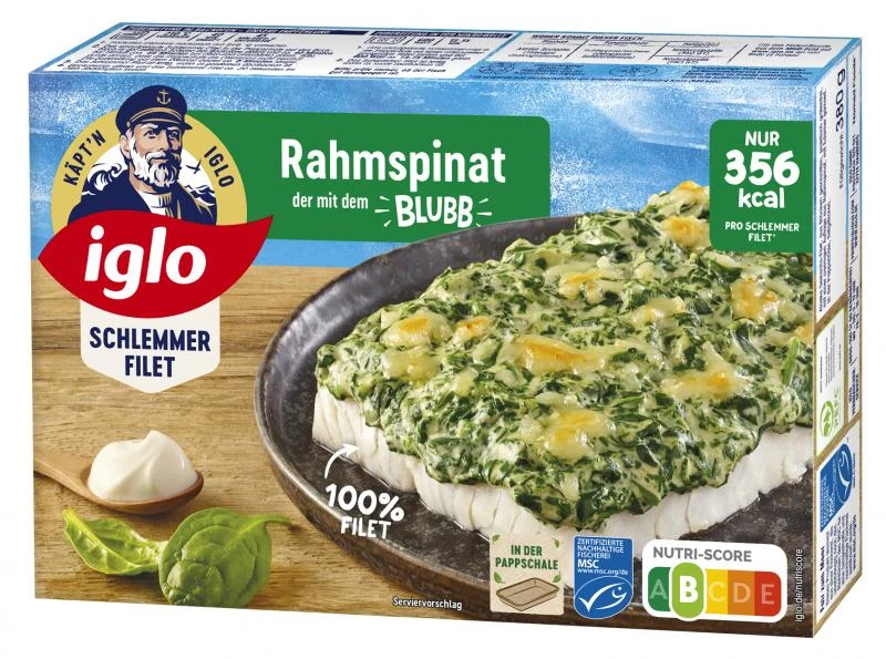 Iglo Schlemmer Filet Rahmspinat 1 Iglo Schlemmer Filet Rahmspinat