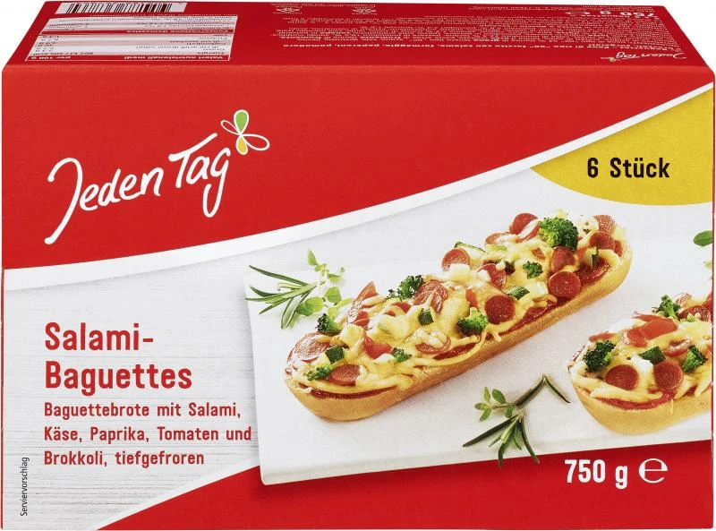 Jeden Tag Salami-Baguettes 1 Jeden Tag Salami-Baguettes