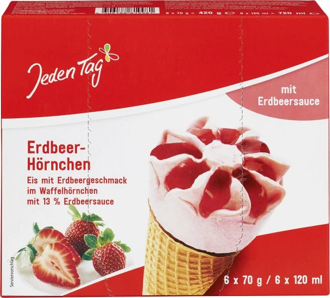 Jeden Tag Erdbeer-Hörnchen 1 Jeden Tag Erdbeer-Hörnchen