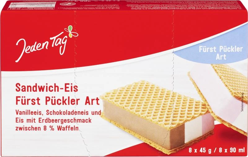 Jeden Tag Sandwich-Waffeln 1 Jeden Tag Sandwich-Waffeln
