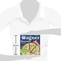 Original Wagner Flammkuchen Käse & Lauch -Lebensmittel Verkäufe 4503091264 4009233003402 06