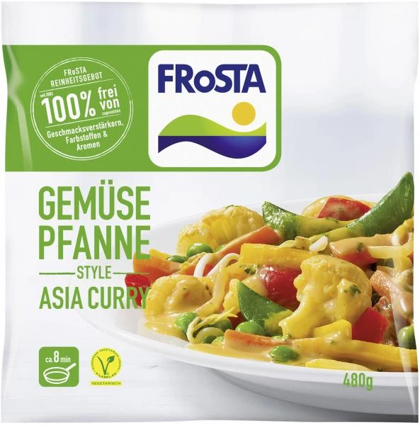 Frosta Gemüse Pfanne Style Asia Curry 1 Frosta Gemüse Pfanne Style Asia Curry