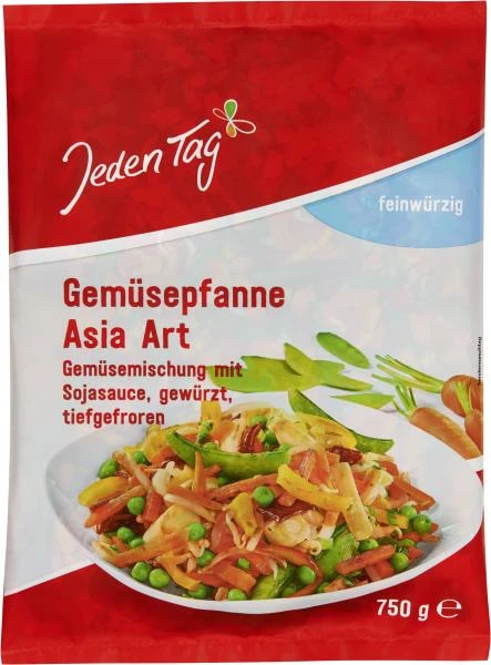 Jeden Tag Gemüsepfanne Asia Art 1 Jeden Tag Gemüsepfanne Asia Art