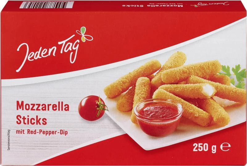 Jeden Tag Mozzarella Sticks 1 Jeden Tag Mozzarella Sticks