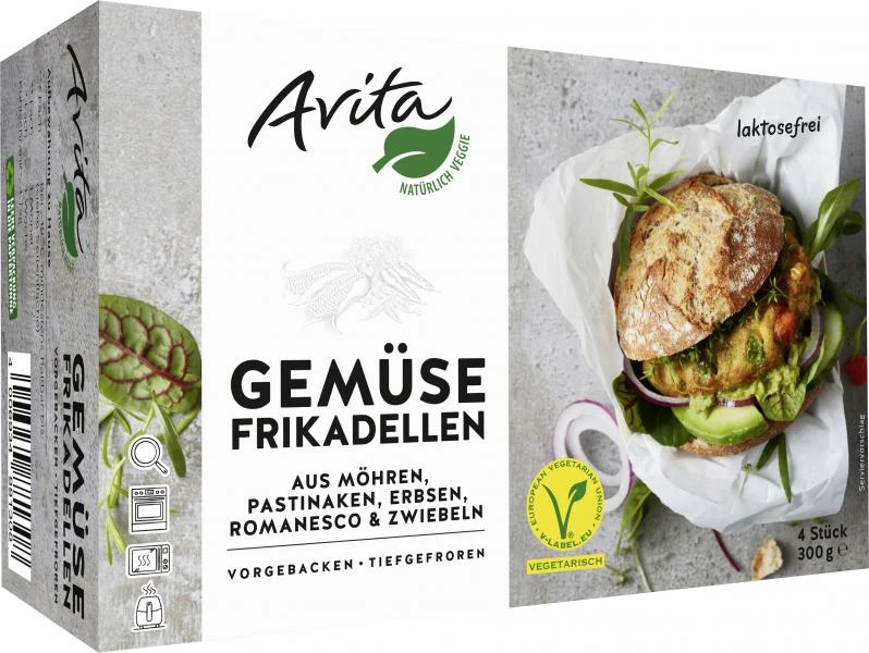 Avita Gemüse-Frikadellen 1 Avita Gemüse-Frikadellen