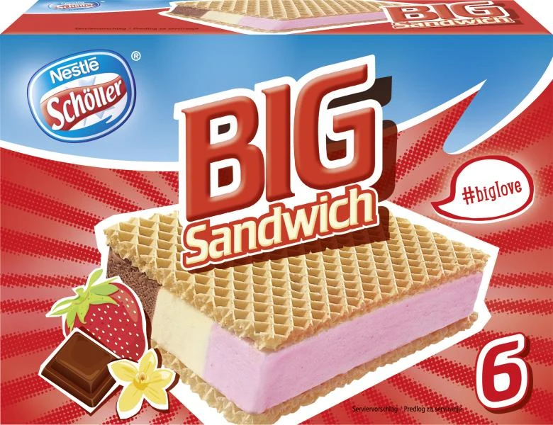 Nestlé Schöller Big Sandwich 1 Nestlé Schöller Big Sandwich