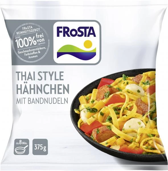 Frosta Thai Style Hähnchen Mit Bandnudeln 1 Frosta Thai Style Hähnchen Mit Bandnudeln