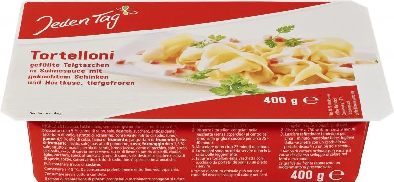Jeden Tag Tortelloni Schinken 1 Jeden Tag Tortelloni Schinken