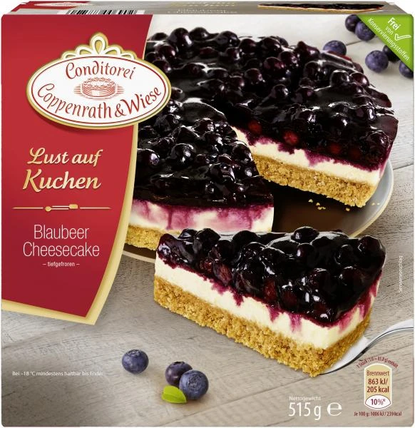 Coppenrath & Wiese Lust Auf Kuchen Blaubeer Cheesecake 1 Coppenrath & Wiese Lust Auf Kuchen Blaubeer Cheesecake