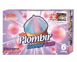 Dovgan Plombir Bubble Gum Eiscreme Mit Kaugummigeschmack