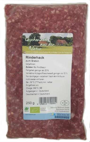 Biohof Bakenhus Rinderhack 1 Biohof Bakenhus Rinderhack