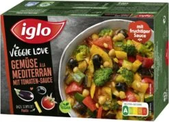 Iglo Veggie Love Gemüse à La Mediterran Mit Tomaten-Sauce