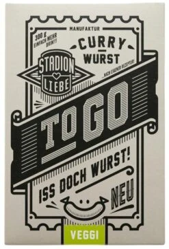 Stadionliebe Currywurst Vegan