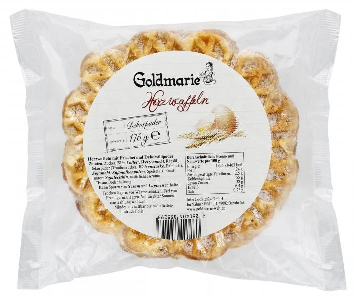 Goldmarie Herzwaffeln 1 Goldmarie Herzwaffeln