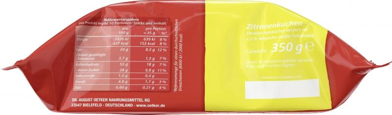 Dr. Oetker Zitronenkuchen 3 Dr. Oetker Zitronenkuchen – Bild 3