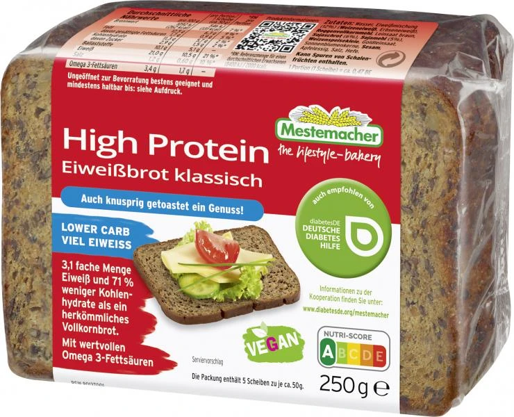 Mestemacher Eiweißbrot 1 Mestemacher Eiweißbrot