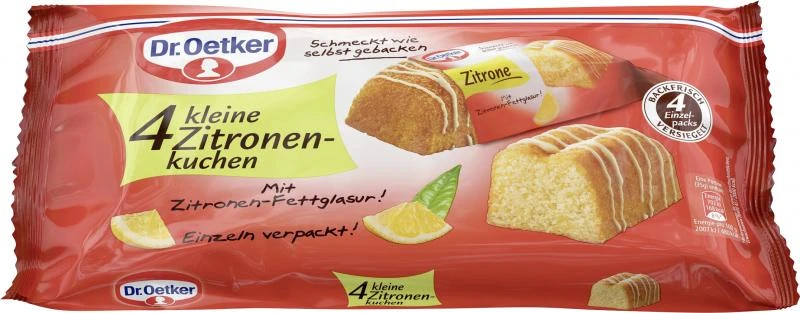 Dr. Oetker Kleine Zitronenkuchen 1 Dr. Oetker Kleine Zitronenkuchen