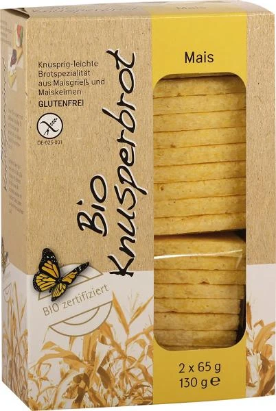 Aldente Bio Knusperbrot Mais 1 Aldente Bio Knusperbrot Mais