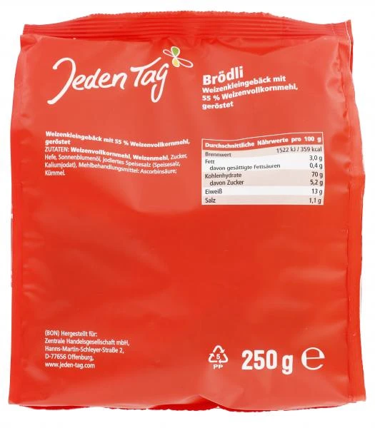 Jeden Tag Brödli Mit Vollkorn 2 Jeden Tag Brödli Mit Vollkorn – Bild 2