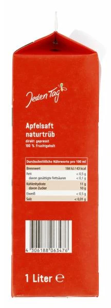 Jeden Tag Apfelsaft Naturtrüb 3 Jeden Tag Apfelsaft Naturtrüb – Bild 3