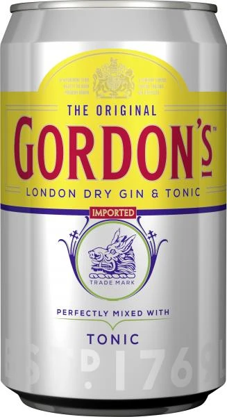Gordon's London Dry Gin & Tonic (Einweg) 1 Gordon's London Dry Gin & Tonic (Einweg)