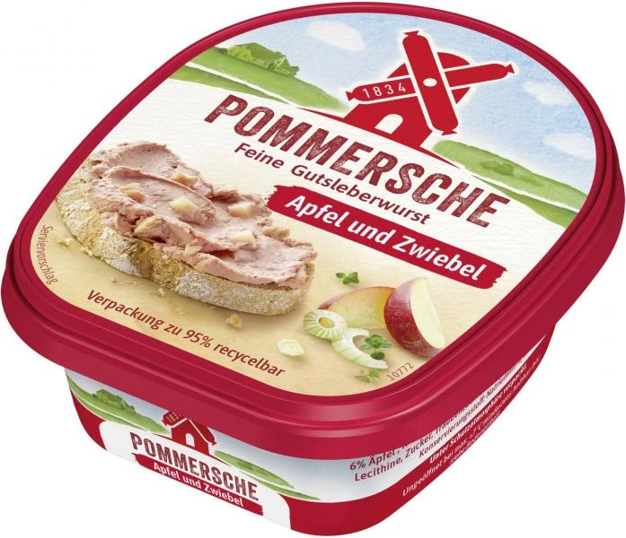 Rügenwalder Mühle Pommersche Apfel Und Zwiebel 1 Rügenwalder Mühle Pommersche Apfel Und Zwiebel