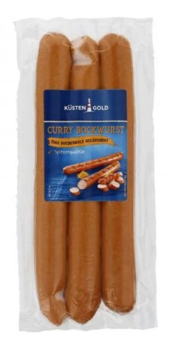 Küstengold Curry Bockwurst