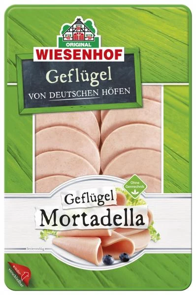 Wiesenhof Geflügel-Mortadella 1 Wiesenhof Geflügel-Mortadella