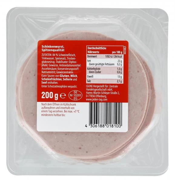 Jeden Tag Schinkenwurst 2 Jeden Tag Schinkenwurst – Bild 2