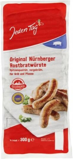 Jeden Tag Original Nürnberger Rostbratwürste