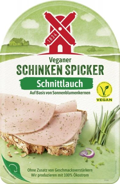 Rügenwalder Mühle Veganer Schinken Spicker Schnittlauch 1 Rügenwalder Mühle Veganer Schinken Spicker Schnittlauch