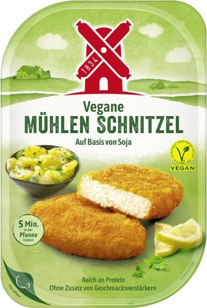 Rügenwalder Mühle Vegane Mühlen Schnitzel 1 Rügenwalder Mühle Vegane Mühlen Schnitzel