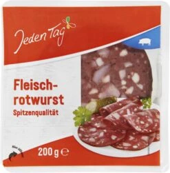 Jeden Tag Fleisch-Rotwurst