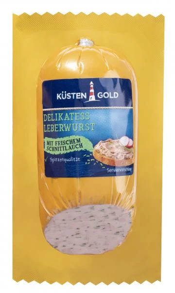 Küstengold Delikatess Leberwurst Mit Schnittlauch 1 Küstengold Delikatess Leberwurst Mit Schnittlauch