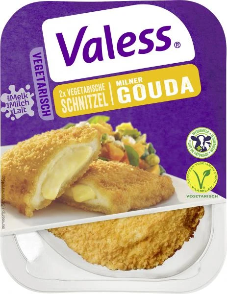 Valess Vegetarische Schnitzel Mit Gouda 1 Valess Vegetarische Schnitzel Mit Gouda