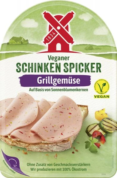 Rügenwalder Mühle Veganer Schinken Spicker Mit Grillgemüse 1 Rügenwalder Mühle Veganer Schinken Spicker Mit Grillgemüse