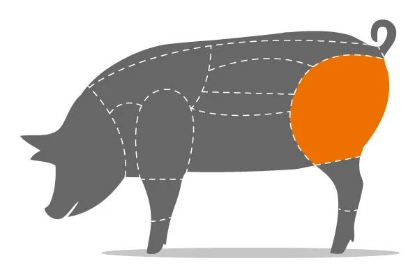 Schinkengulasch Vom Schwein 2 Schinkengulasch Vom Schwein – Bild 2