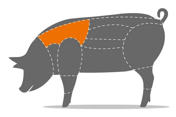 Schweinenacken Am Stück Mit Knochen 2 Schweinenacken Am Stück Mit Knochen – Bild 2