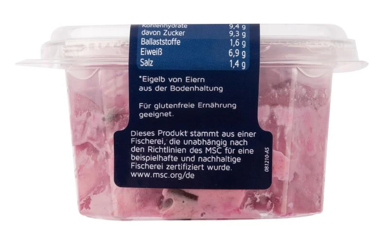 Küstengold Feinster Heringssalat 3 Küstengold Feinster Heringssalat – Bild 3