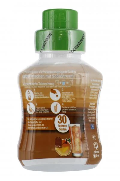 Soda Stream Getränkesirup IceTea Pirsich 2 Soda Stream Getränkesirup IceTea Pirsich – Bild 2